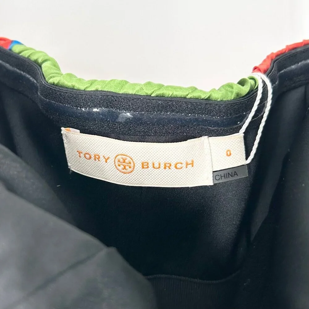 NWT Tory Burch Silk Mini Party Dress in Painted Geo